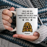 Merci d'avoir pris soin de moi - Tasse personnalisée pour les amoureux des animaux